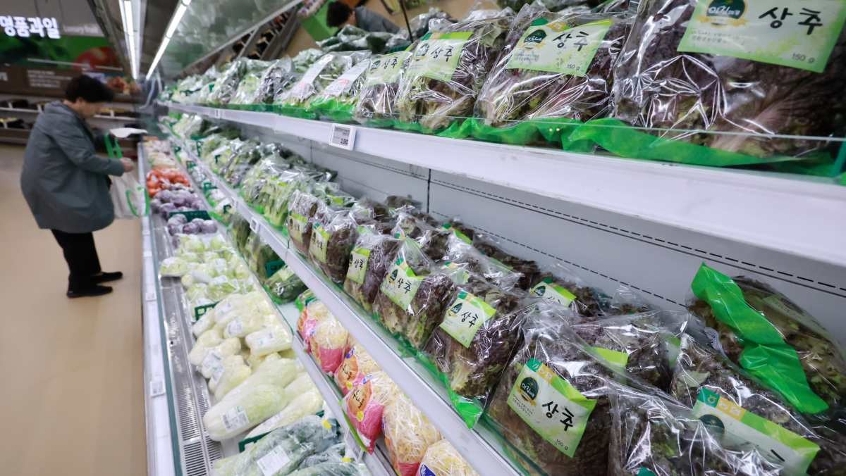 마트에서 장을 보는 시민 / 연합뉴스