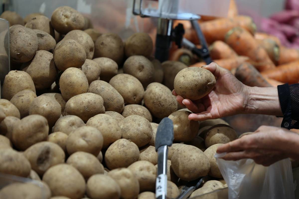 서울 시내 한 마트에 감자가 진열돼 있다 / 뉴스1