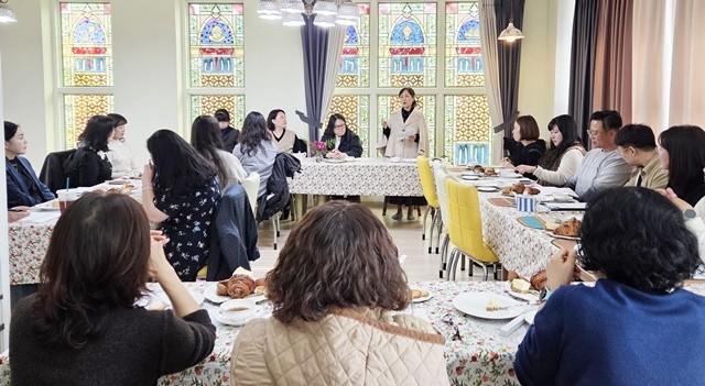 21일 목포에서 ‘방과후전담실무사 역량 강화 연수’가 진행되고 있다.