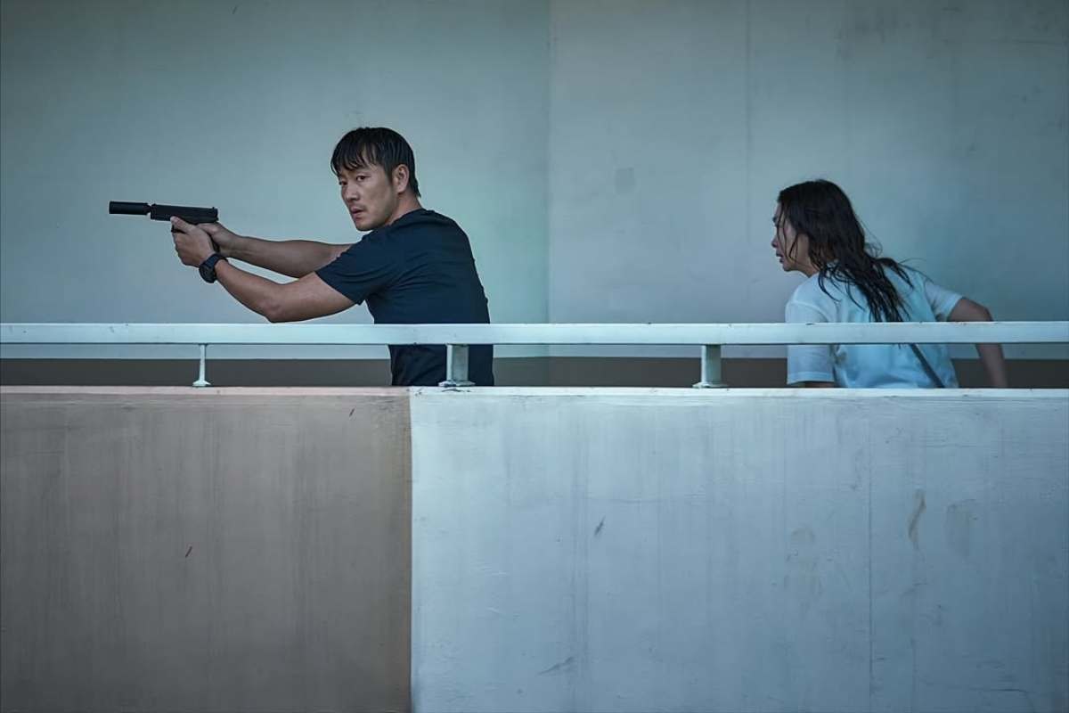 영화 '대홍수' 스틸컷. 박해수, 김다미. / 넷플릭스 제공