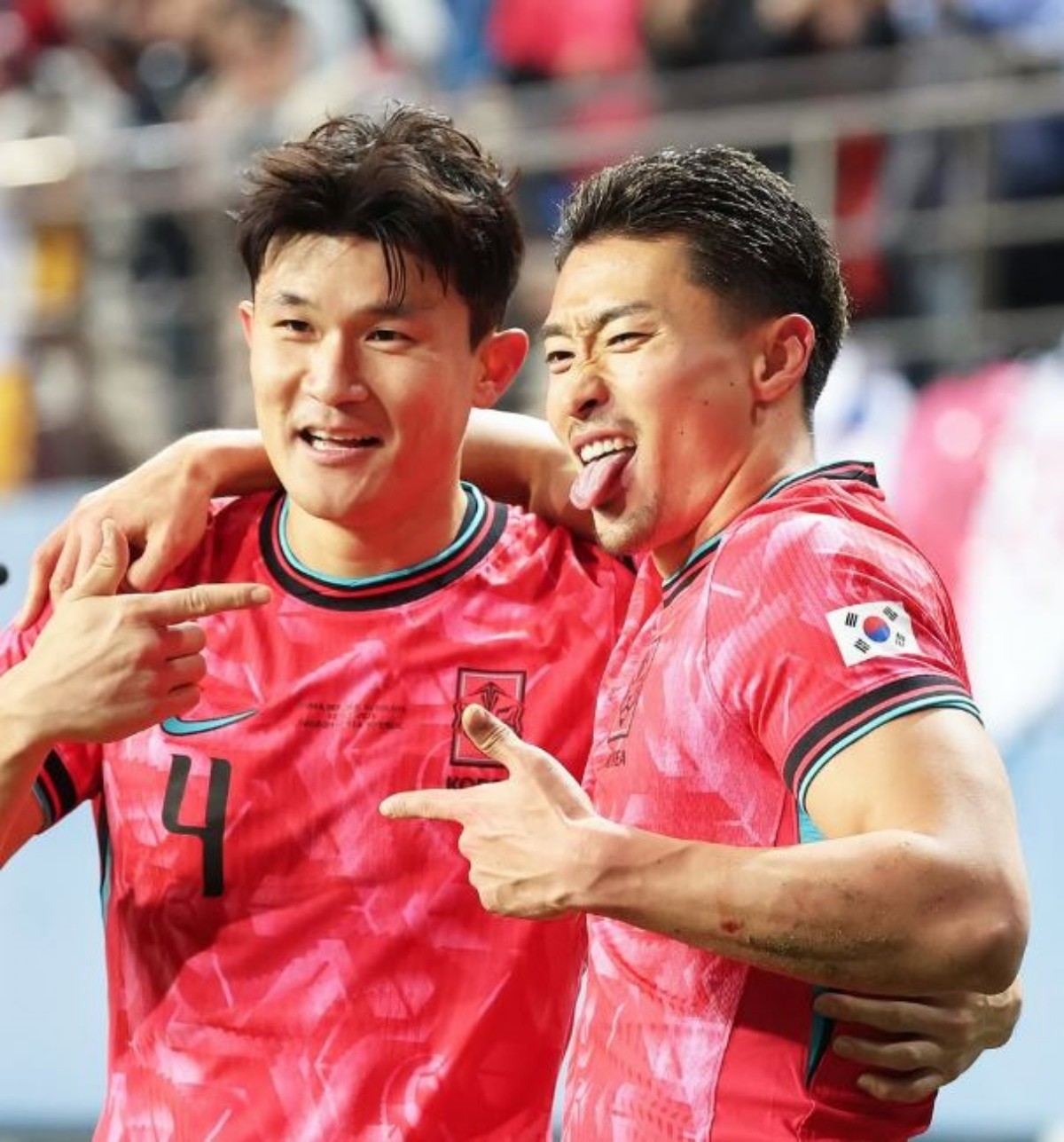 왼쪽부터 김민재(FC바이에른뮌헨), 조규성(미트윌란) / FC 바이에른 뮌헨 인스타그램