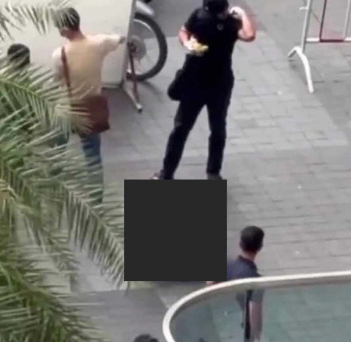 에펨코리아에 올라왔던 사진. 사진에서 까맣게 처리된 것이 시신 가방이다. / 에펨코리아