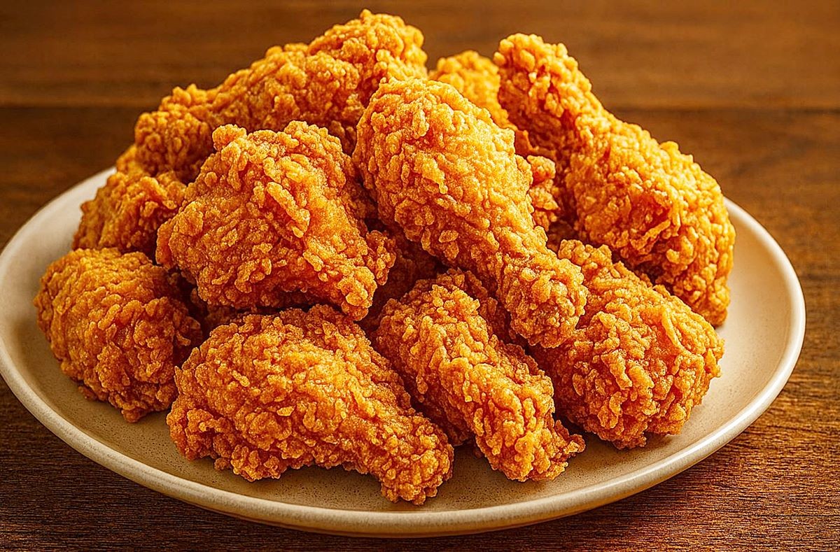 한국인들이 좋아하는 대표적인 먹거리 치킨 모습. 기사 이해를 돕기 위해 AI를 활용해 제작한 자료 이미지입니다. 실제 모습과 다소 차이가 있을 수 있습니다.