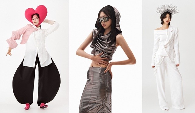 김지우, 류혜빈, 박복하 작품(왼쪽부터)