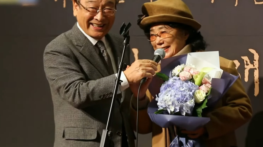 고 이순재와 아내 최희정 씨 / 유튜브 'MBCLife'