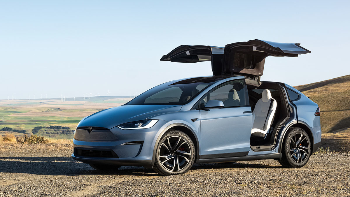 HW4 탑재로 감독형 FSD가 적용되는 미국산 테슬라 모델 X. / 테슬라
