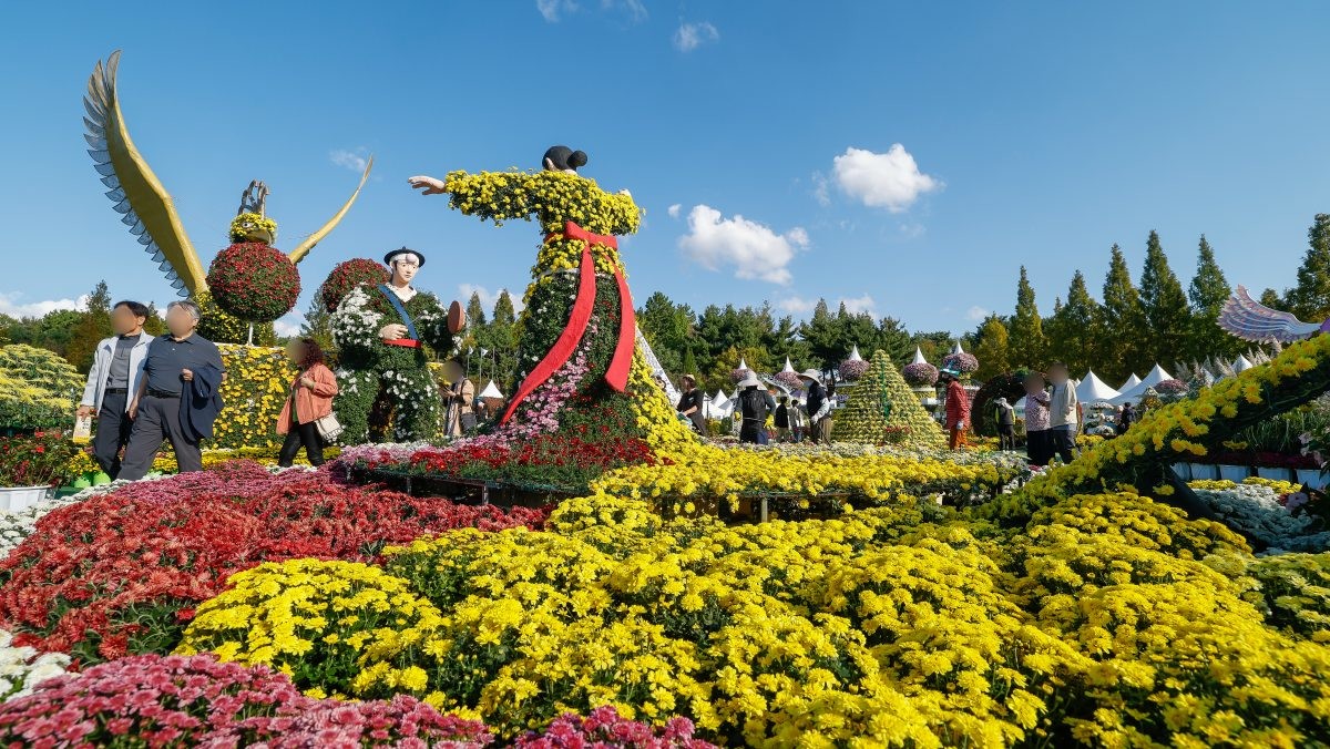 '익산 천만송이 국화축제' 모습 . / 익산시 제공-뉴스1
