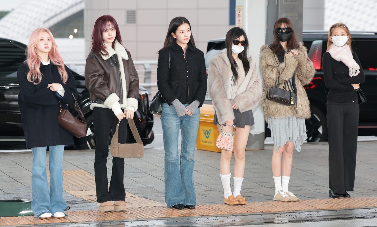 26일 홍콩으로 출국한 아이돌 '아이브' / 뉴스1
