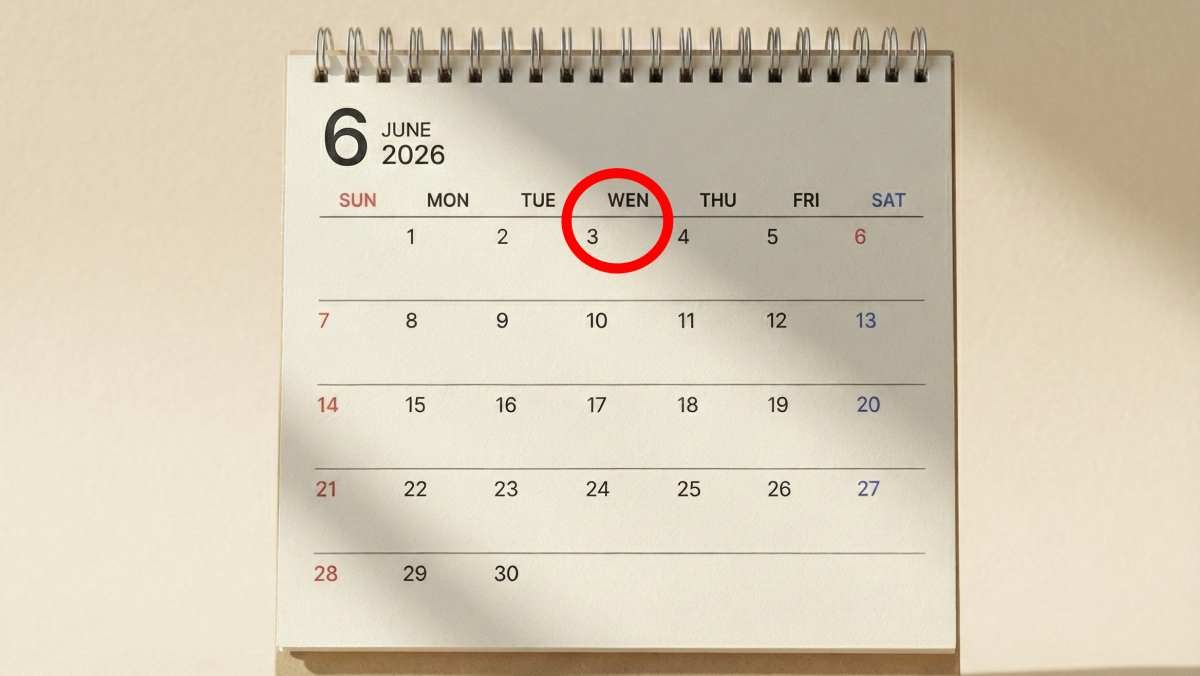 2026년 6월 달력. 기사 내용을 바탕으로 AI가 생성한 자료사진.