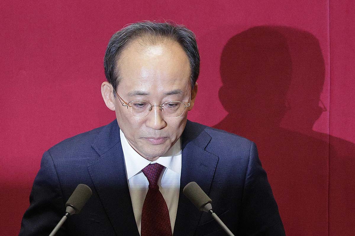 추경호 국민의힘 의원이 27일 서울 여의도 국회에서 열린 제429회국회(정기회) 제13차 본회의에서 자신의 체포동의안에 대한 신상 발언을 하고 있다. / 뉴스1