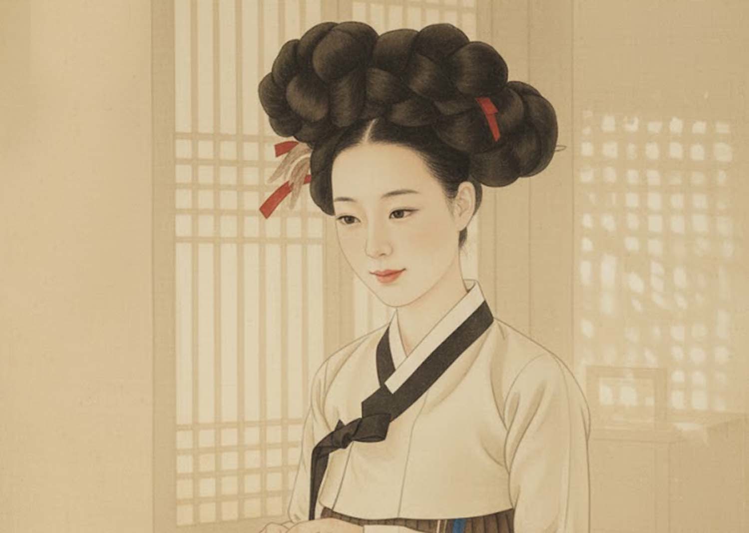 AI 툴로 만든 기생 초상화.