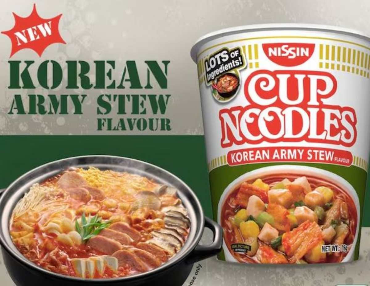 '한국 부대찌개 맛' 컵라면 / 세븐일레븐