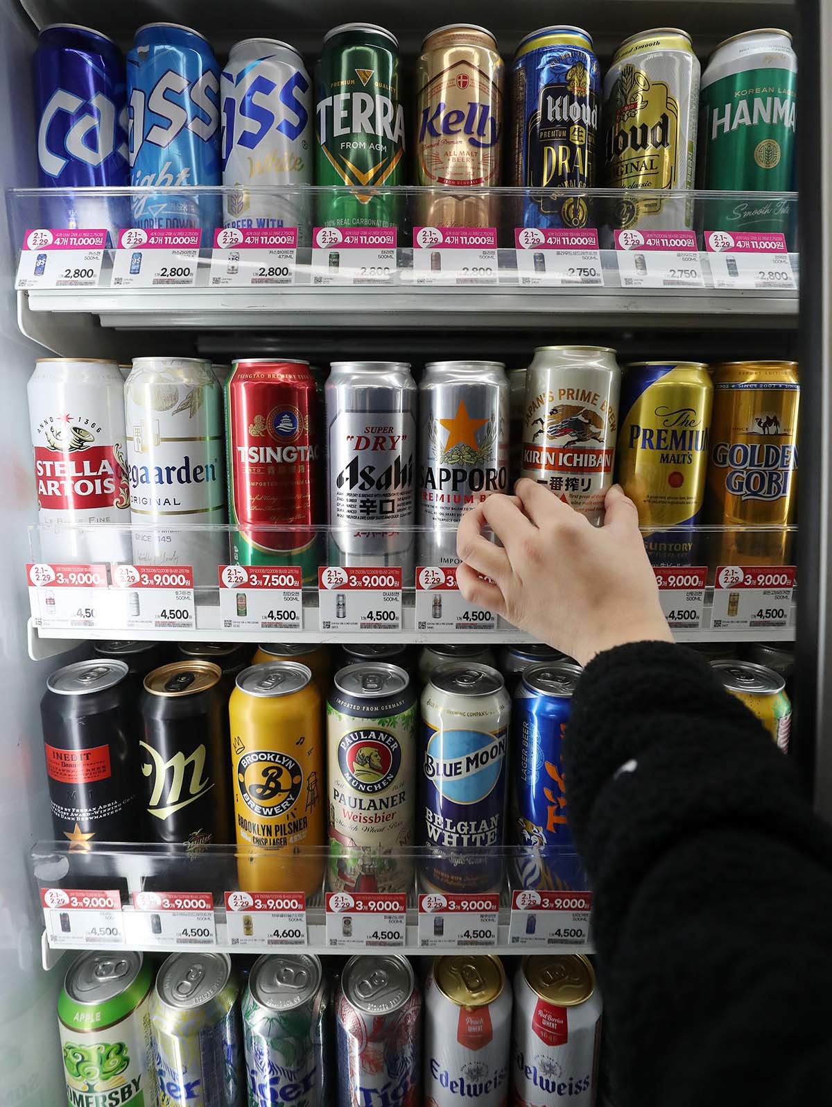 편의점 주류 코너. / 뉴스1 자료사진