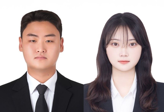 (왼쪽부터) 이민규 총학생회장, 김현 총학생회 부회장. / 사진제공=경남대