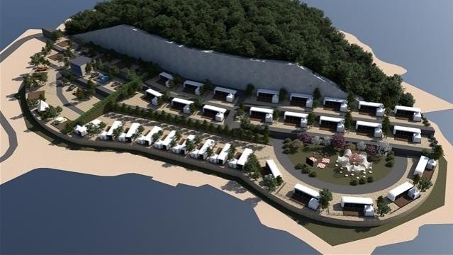 해양레저단지 조감도