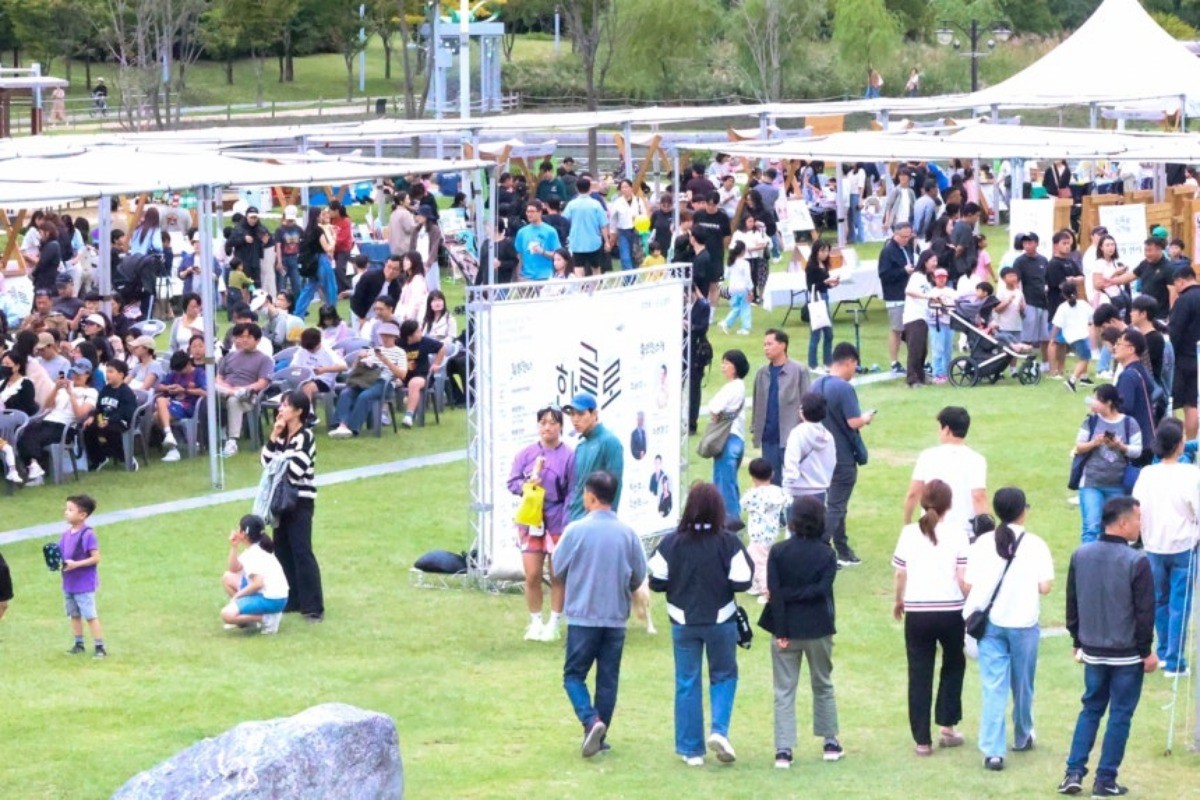 국립세계문자박물관 '한글로 세계로' 행사 전경 / 뉴스1