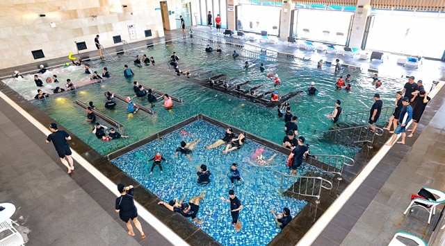 완도해양치유센터(1층 딸라소풀 전경)