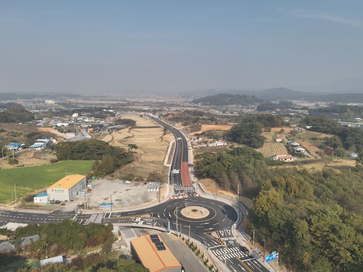 홍성 고암-역재 신설도로 개통 / 충청남도 제공