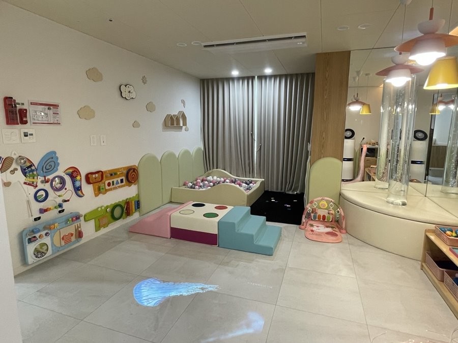 구미시 전국 최초 공동육아나눔터 '0세 특화반' 개소 시설내부. / 구미시 제공