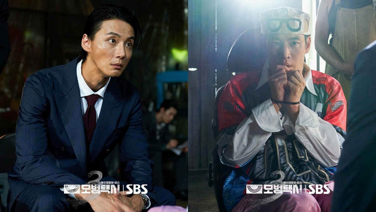 '모범택시3'에 출연한 배우 윤시윤과 이제훈 / SBS