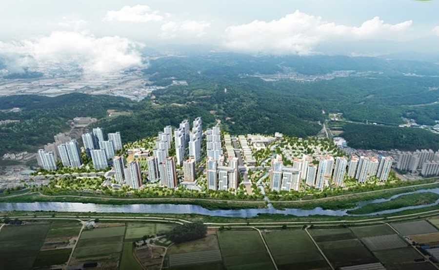 하우즈 도시개발 조감도