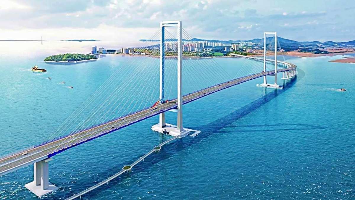 포스코건설 제공한 조감도 토대로 AI툴 활용해 제작한 자료사진.