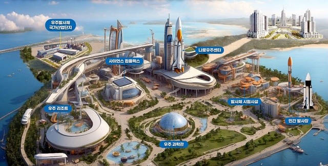 우주발사체 산업클러스터 조감도