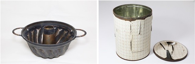 빵틀(왼쪽), 분유통