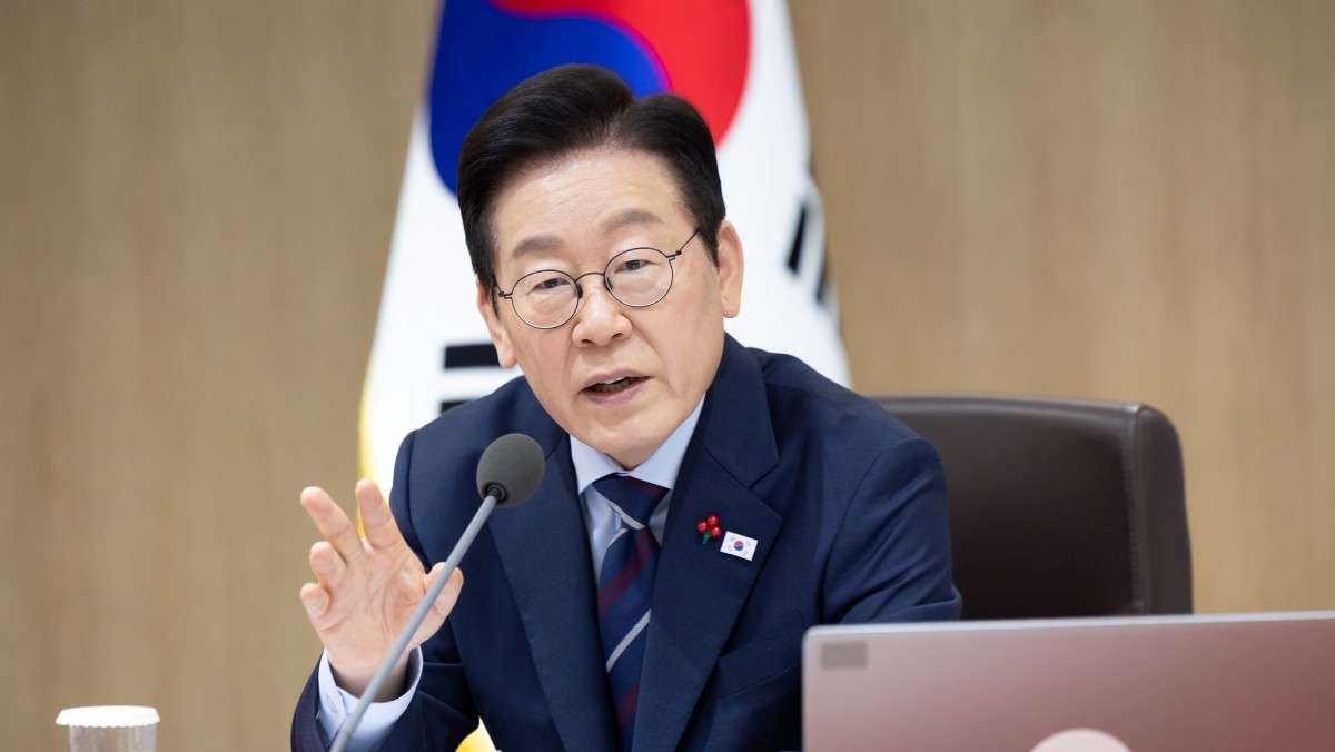 이재명 대통령이 지난 2일 서울 용산 대통령실 청사에서 열린 국무회의에서 발언하고 있다. / 대통령실 제공, 뉴스1