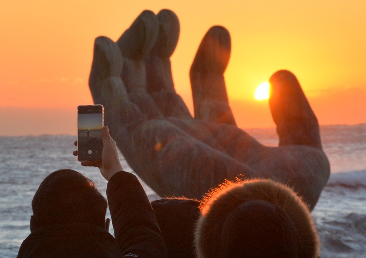 포항시 남구 호미곶면 상생의 손 / 뉴스1