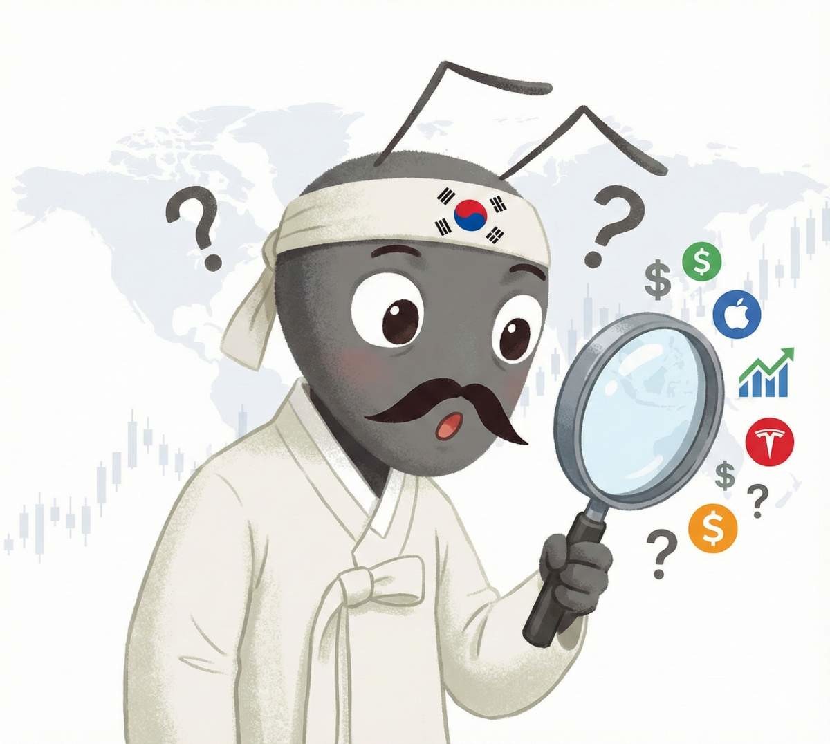 '서학개미들 궁금해할 포인트 총정리!'. 기사 내용 토대로 제작한 자료사진.