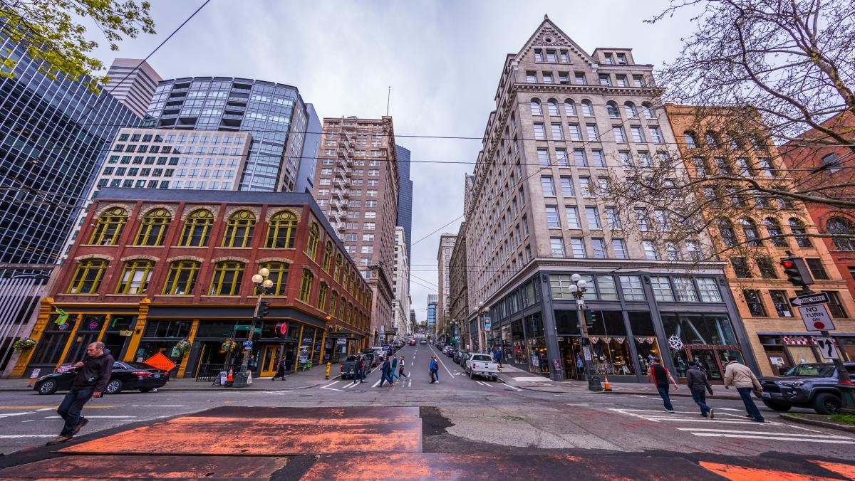 파이어니어 스퀘어. / Roman Khomlyak-shutterstock.com