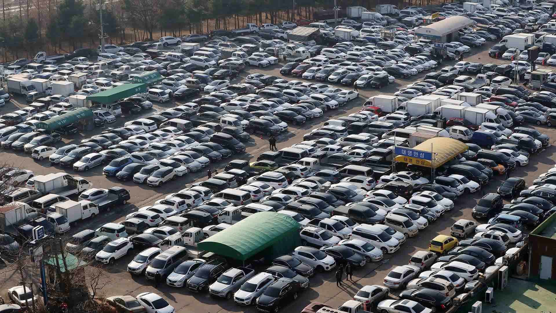 장안평 중고차 매매시장의 모습. / 뉴스1