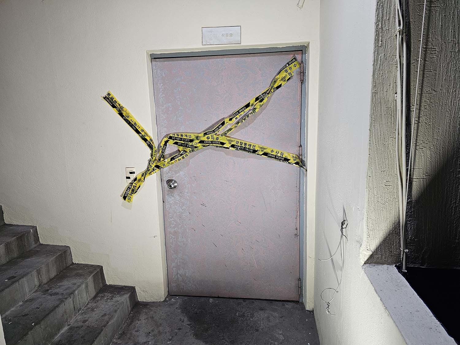 사건이 발생한 경남 마산회원구 합성동의 한 모텔. / 뉴스1