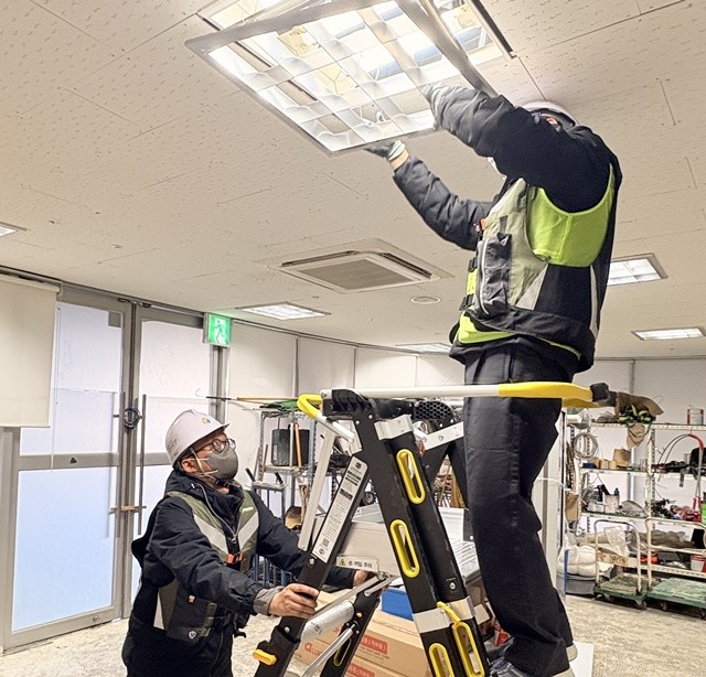 안전장비(에어백조끼) 실제 사용