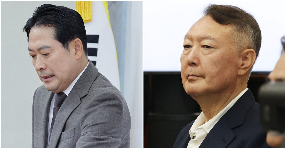 장동혁(왼쪽) 국민의힘 대표와 윤석열 전 대통령. / 뉴스1