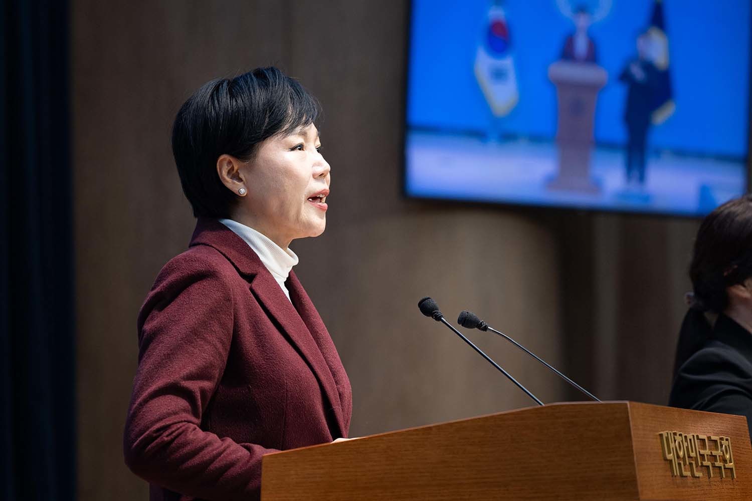 전현희 더불어민주당 의원이 5일 서울 여의도 국회 소통관에서 감사원 권익위 표적감사 관련 기자회견을 하고 있다. / 뉴스1