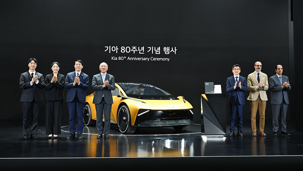 기아 창립 80주년 기념 행사가 진행됐다. / 기아