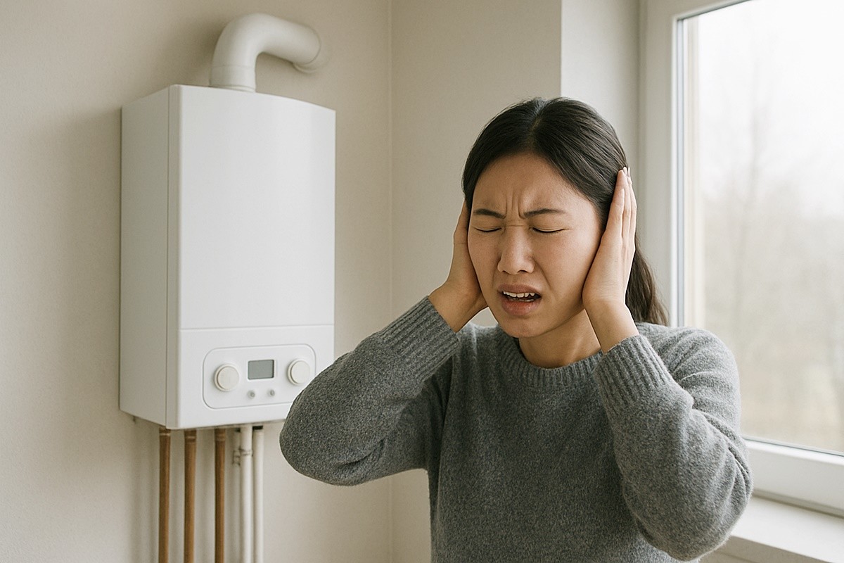 겨울철 보일러에서 갑자기 굉음이 나면 어떻게 대처할까? 기사 이해를 돕기 위해 AI를 활용해 제작한 자료 사진