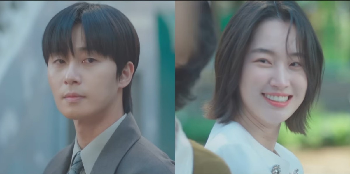 드라마 '경도를 기다리며' 주연 배우 박서준과 원지안 / JTBC