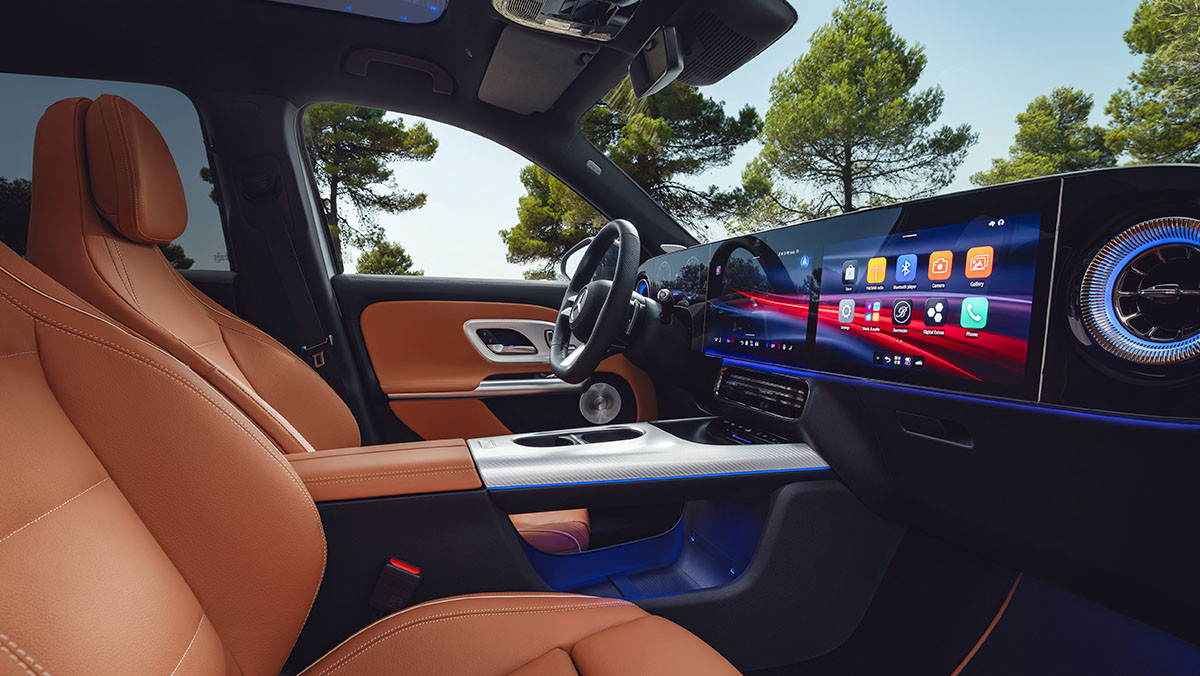 디 올 뉴 메르세데스-벤츠 GLB의 실내. / 메르세데스-벤츠