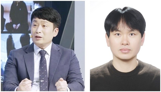 김관규 교감 2025. 대한민국발명교육대상 공로상 분야(왼쪽), 김연태 교사 2025. 대한민국발명교육대상 발명교육확산 분야