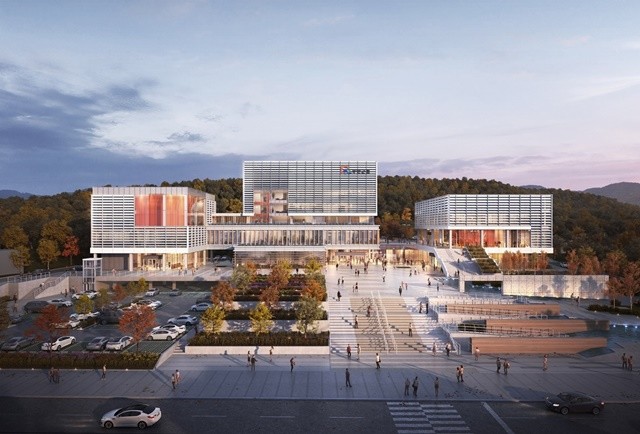 신청사 공모 당선작 투시도