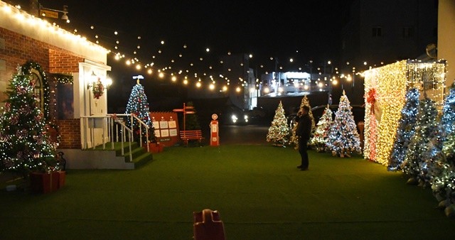 읍내 공영주차장 포토존