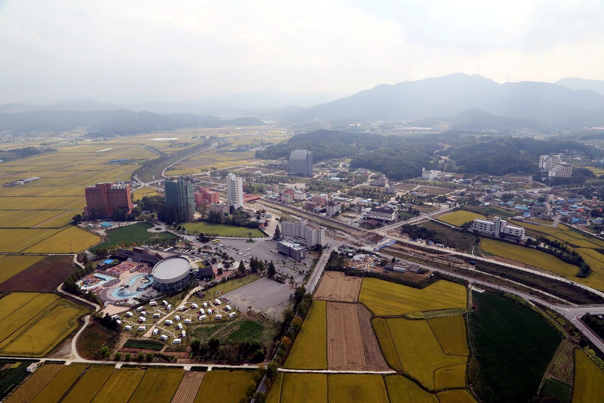 도고온천단지 전경 / 아산시