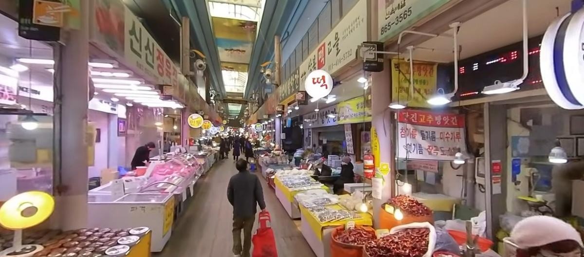 인천 신기시장. / 유튜브 '한국 여행 관광 로드뷰' 영상 캡쳐
