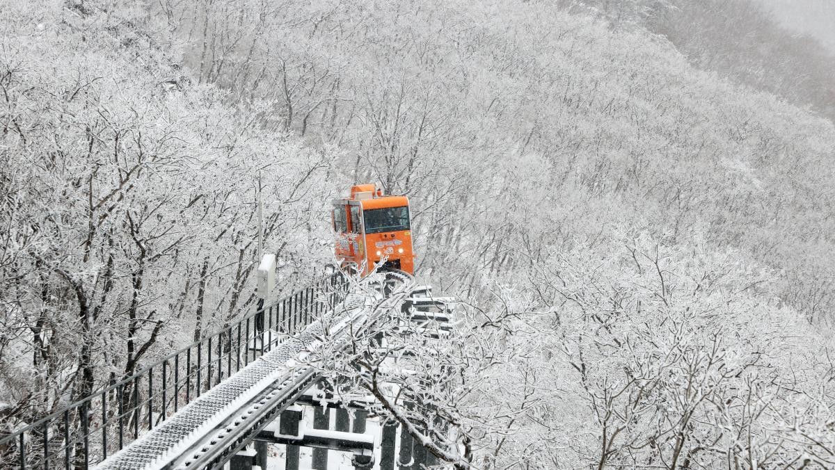 겨울철 대봉 모노레일. / 뉴스1