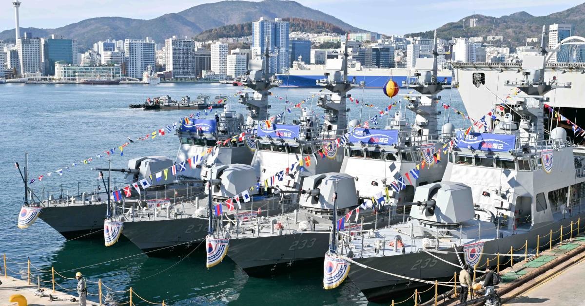 신형 고속정 4척 통합 진수식 / 해군 제공-뉴스1