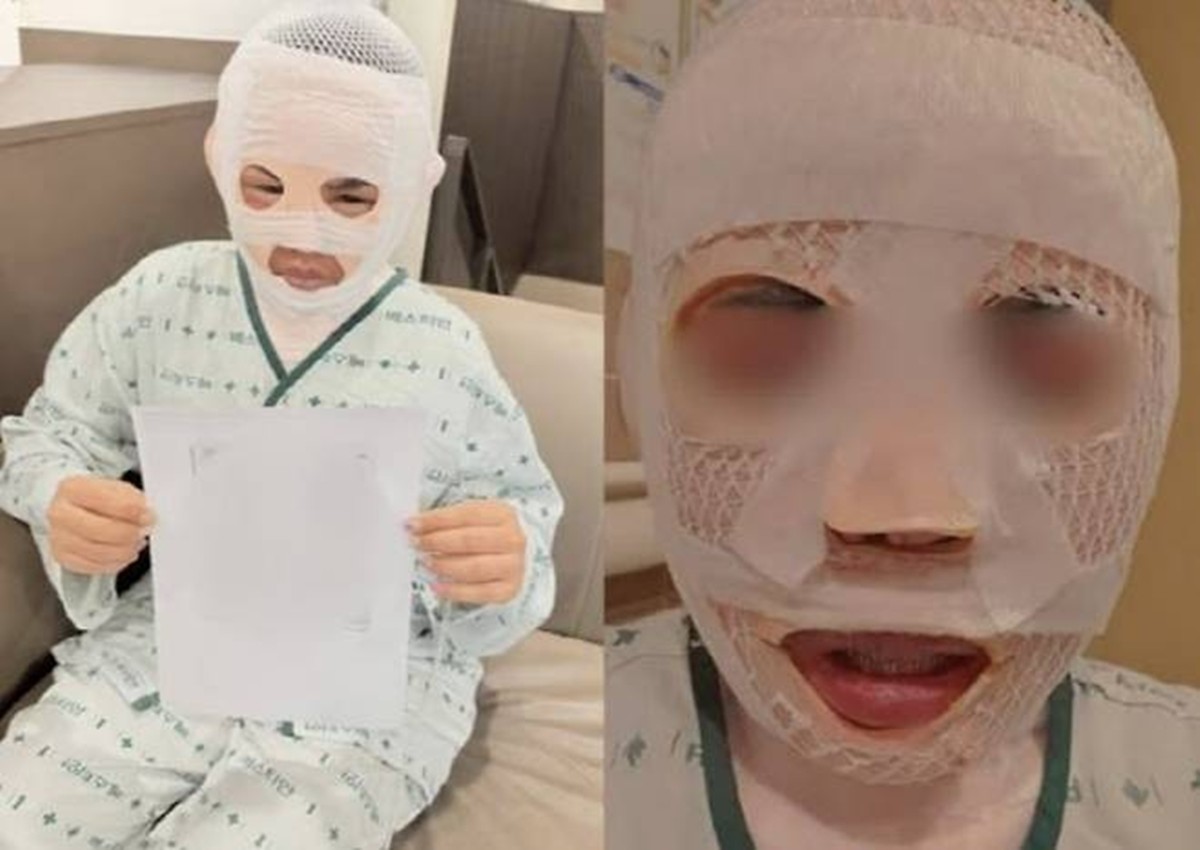 피해 여성의 모습. / 페이스북 캡처