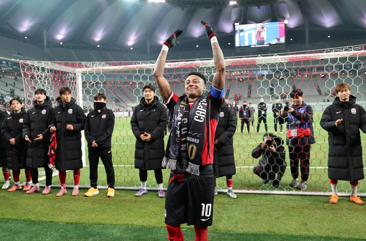 FC서울 마지막 경기에서의 제시 린가드 / 연합뉴스